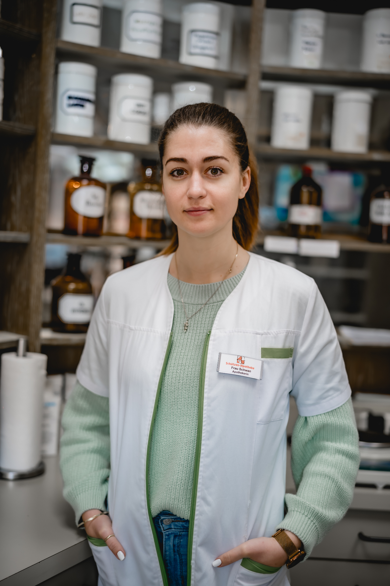Melanie Schwan, Apothekerin